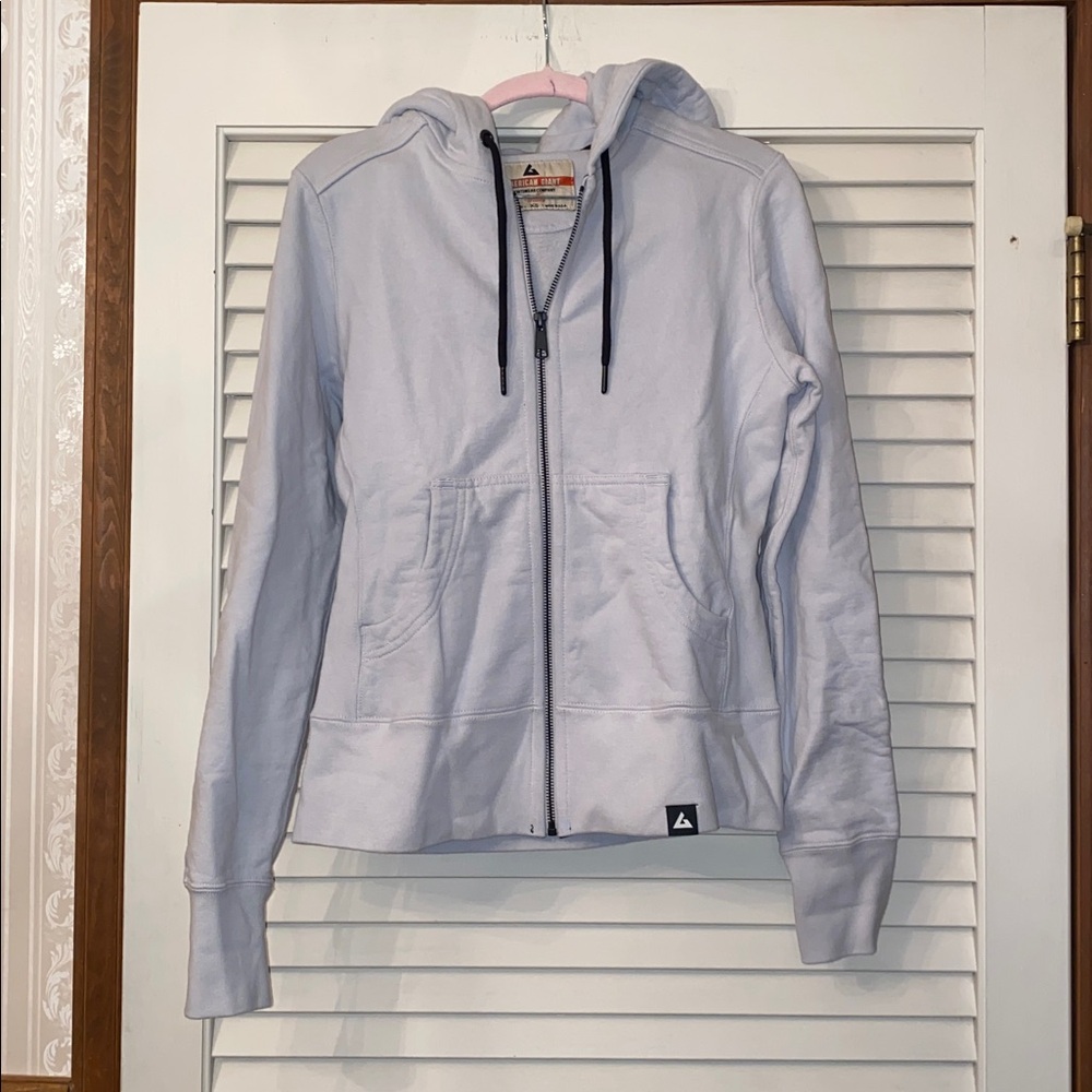NWT American Giant Hoodie XS silver gray